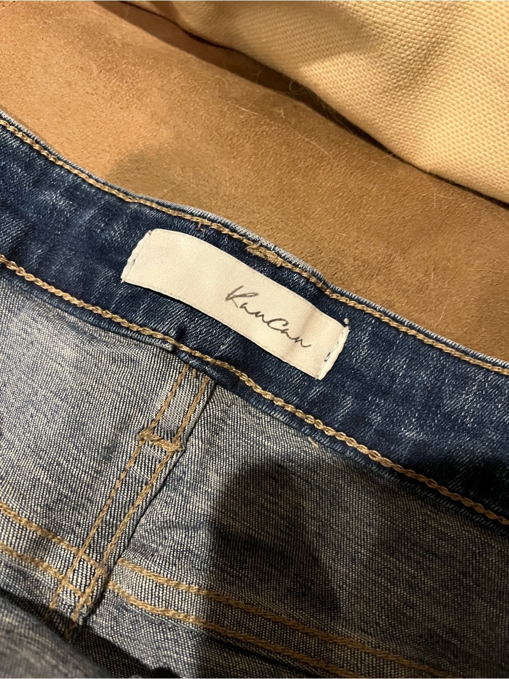 KanCan Dark Blue Distressed Ripped Skinny Jeans - Picture 4 of 8